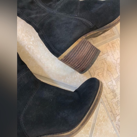 Lucky Brand Ramsden over the knee black suede boots womens size 8.5 - Picture 10 of 16